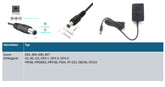 Zoom efektgerät Ersatznetzteil 9V 2A Ausgang (18W) 5.5 x 2,1 mm EU (GS) - Center Negativ (Minus)